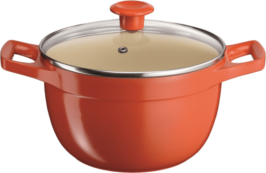Free Png Cooking Pan Png Images Transparent - Кастрюля Tefal Mineral C7504454 20см. Оранжевый (850x553), Png Download