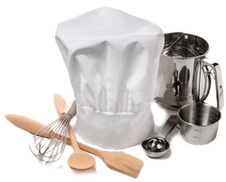 Cooking Tools Free Png Image - Equipment For A Chef (467x376), Png Download