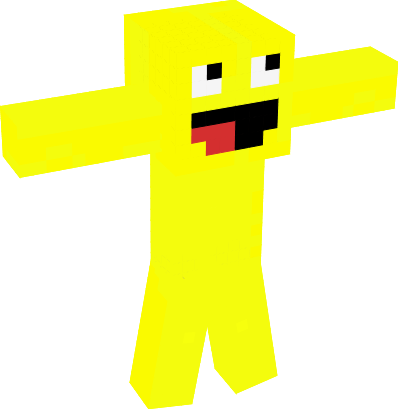 Lol Face Man - Lol Face Minecraft Skin (398x409), Png Download