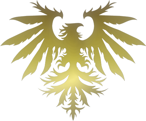 Ruin Logo - Eagle Gold Logo Png (500x500), Png Download