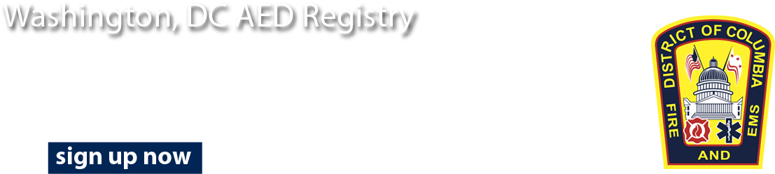 Welcome To The Washington, Dc Aed Registry ™ - Automated External Defibrillator (1138x356), Png Download