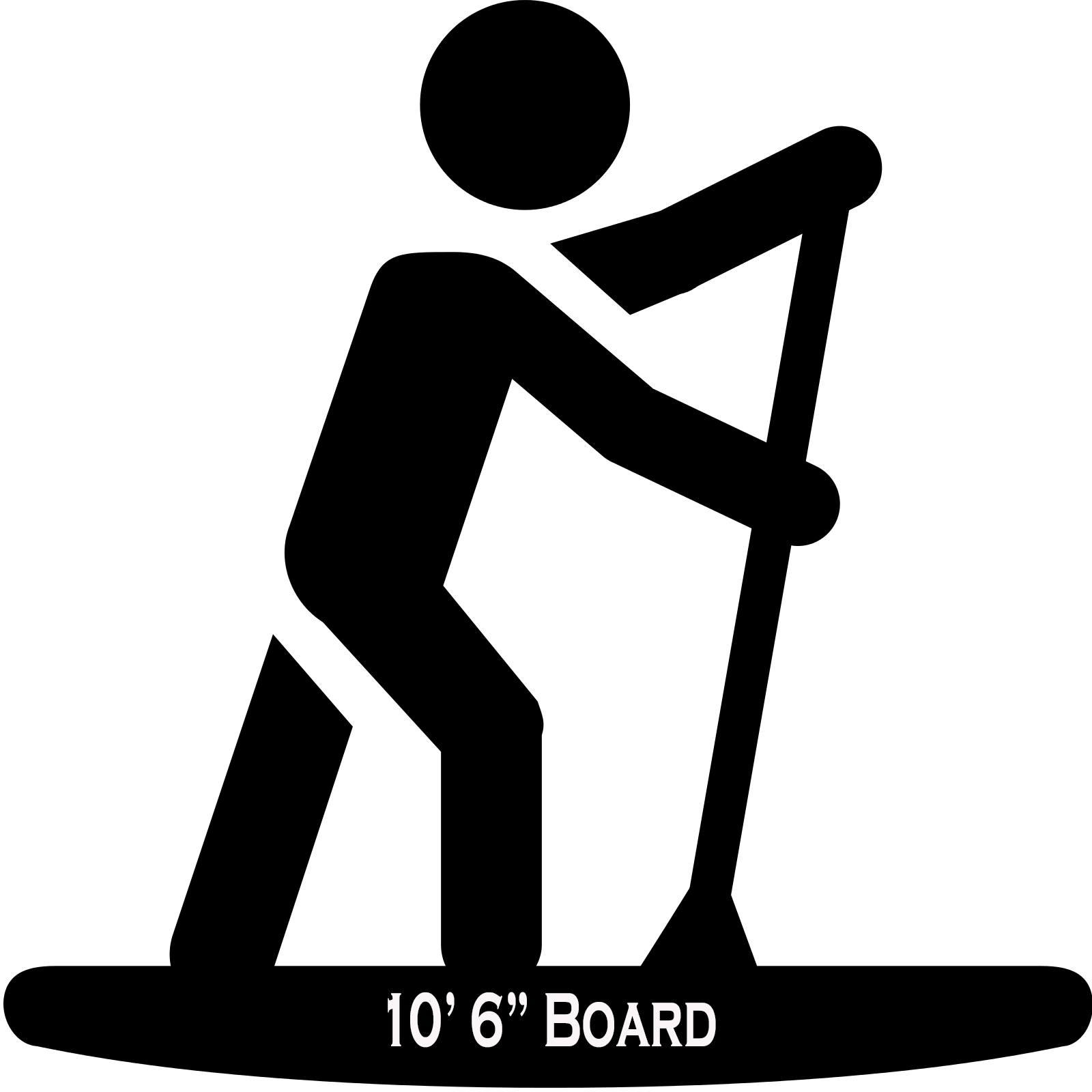 Paddle Board Rental Pensacola - Paddleboard Icon (1600x1600), Png Download