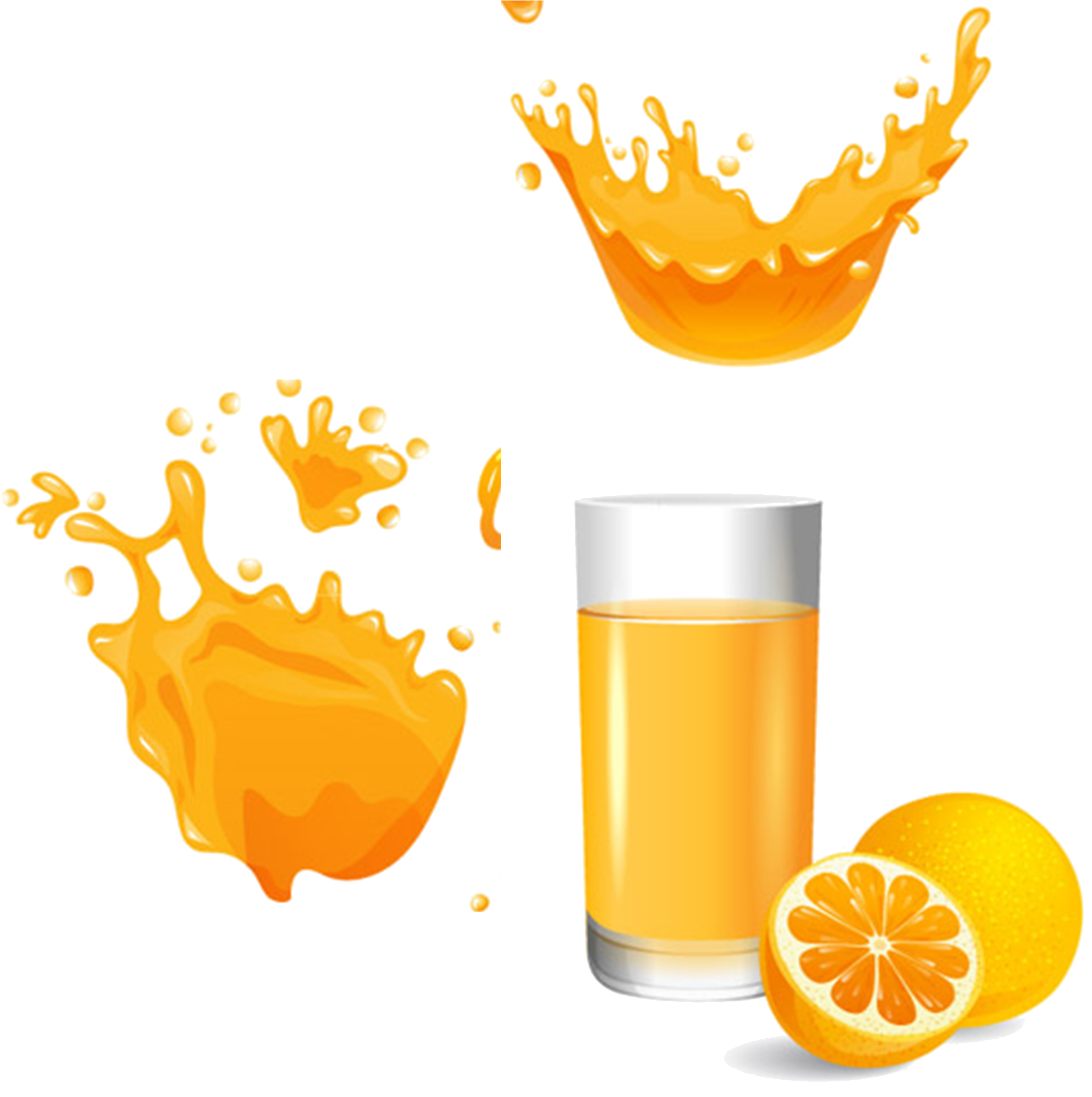 Free Library Orange Juice Fruit Transprent Png Free - Orange Juice Splash Photoshop (2362x2362), Png Download
