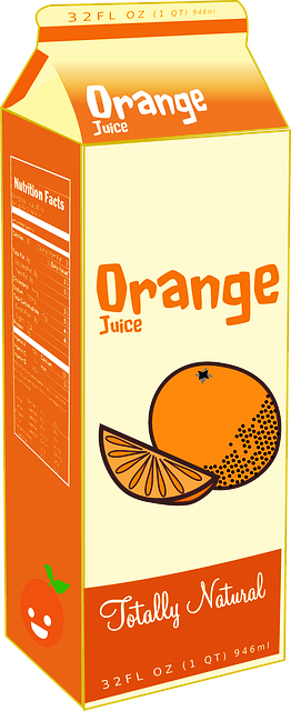Beware Of Marketing Words To Sell Manufacture's Products - Orange Juice Carton Png (262x640), Png Download