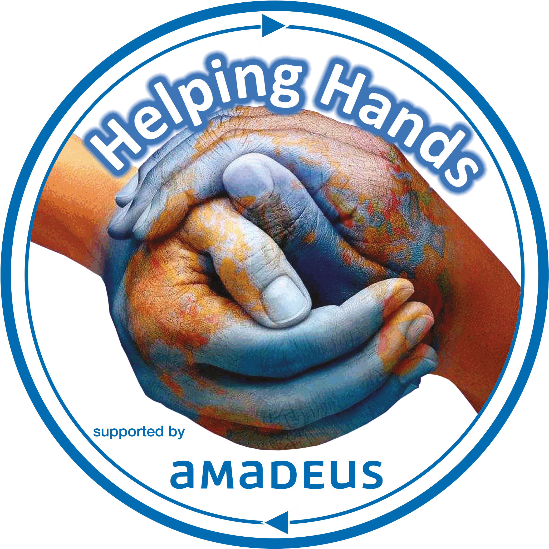 New Logo Helping Hands - Contribuição Social (2598x2598), Png Download