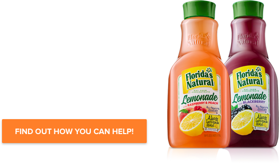 Only Florida's Natural Is Made 100% In The Usa - Floridas Natural Lemonade Iced Tea - 59 Fl Oz (559x327), Png Download