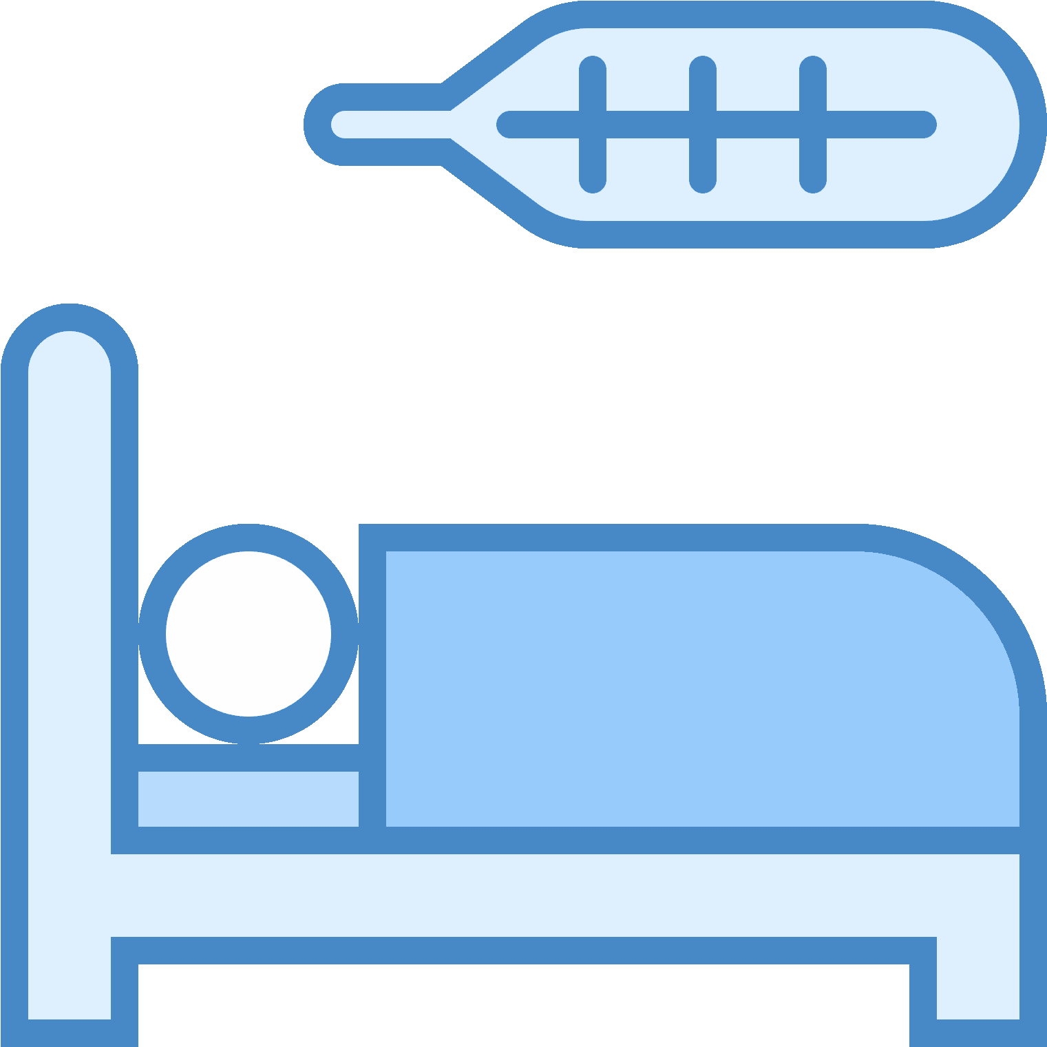 Bycie Chorym Icon - Make Bed Icon (1600x1600), Png Download