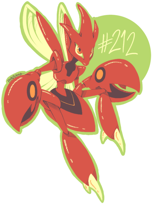 Best Bug Pokemon Pkmnart Scizor December 2014 Https - Cartoon (647x862), Png Download