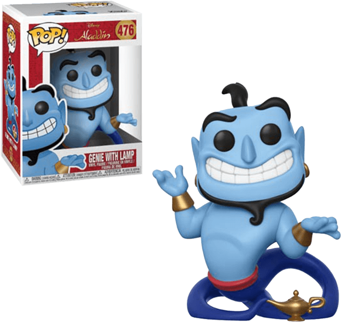 Funko Pop Aladdin Genie With Lamp 2 - Funko Genie With Lamp (709x709), Png Download