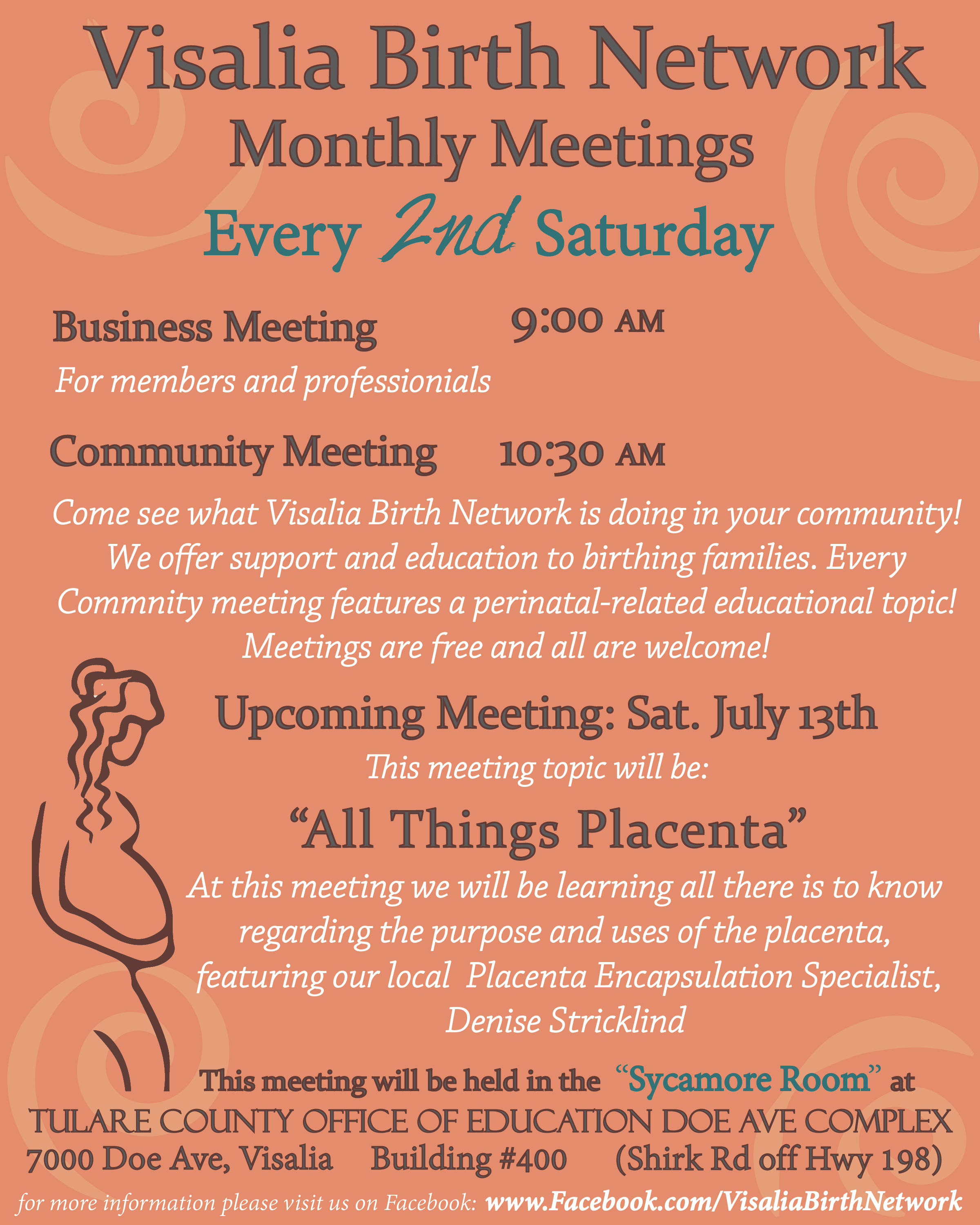 July Mtg Flyer Placenta - Flyer (2400x3000), Png Download