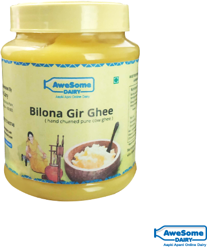 Bilona Gir Cow A2 Ghee - Ghee (600x600), Png Download