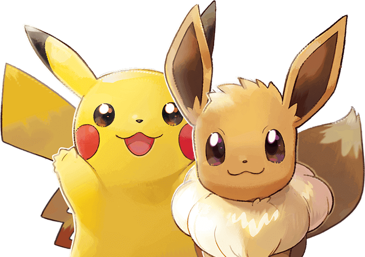Pikachuevoli - Pikachu Let's Go Png (718x506), Png Download