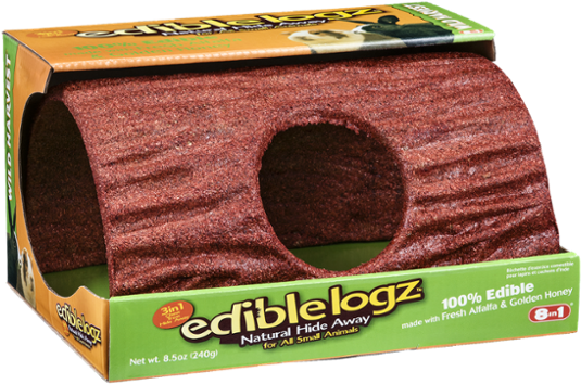 Guinea Pig Edible Log (600x600), Png Download