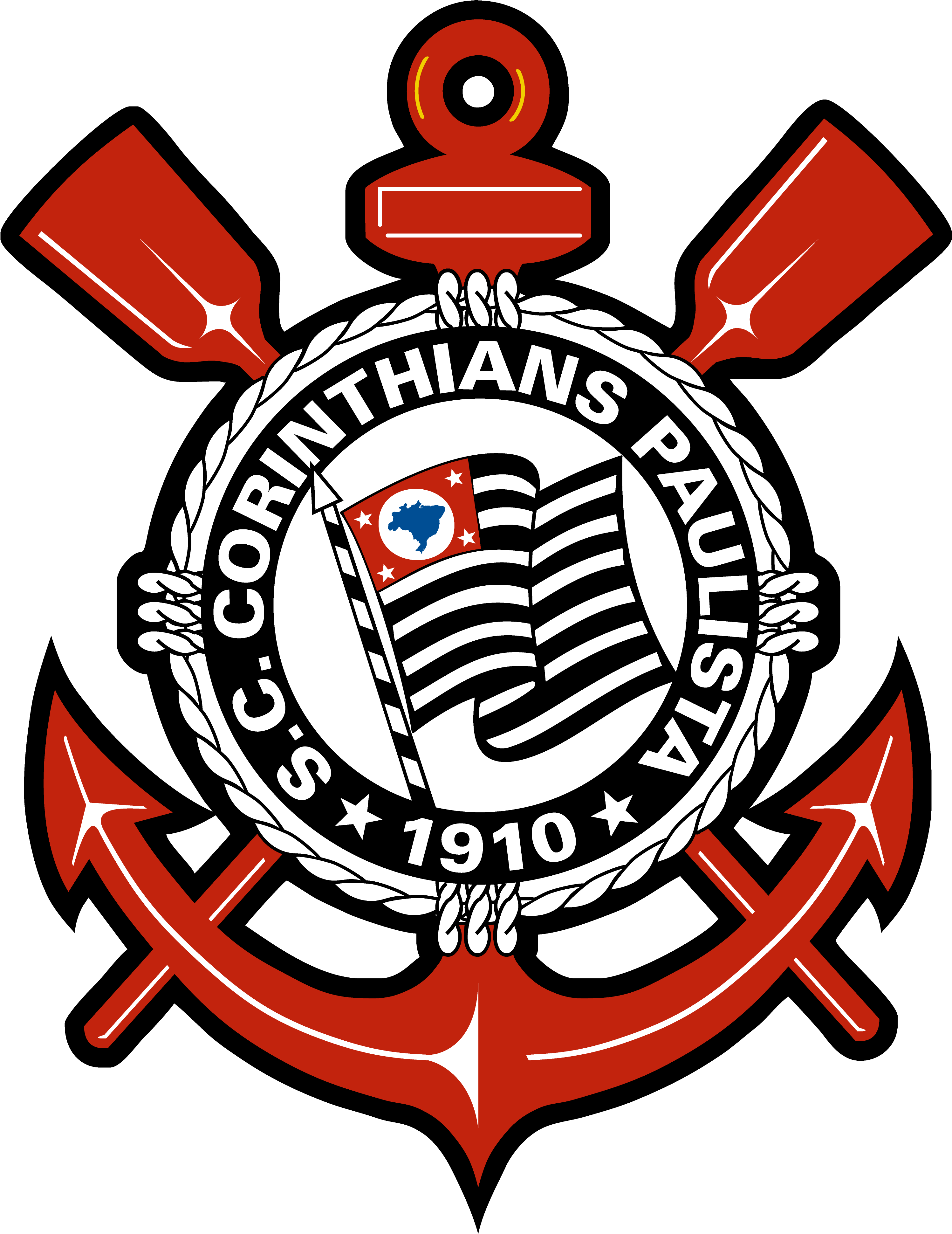 Logo Corinthians - Logo Corinthians Dream League Soccer (4096x4096), Png Download