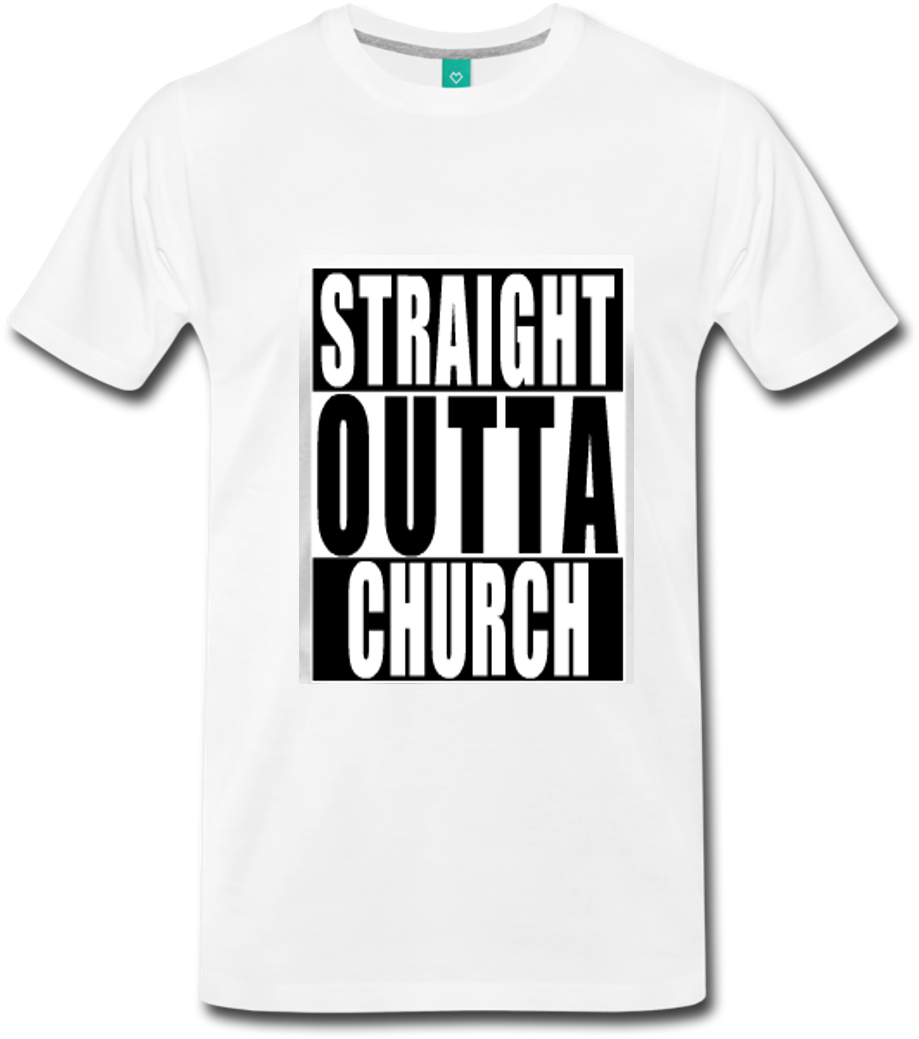 Straight Outta Church - Active Shirt (1125x1125), Png Download
