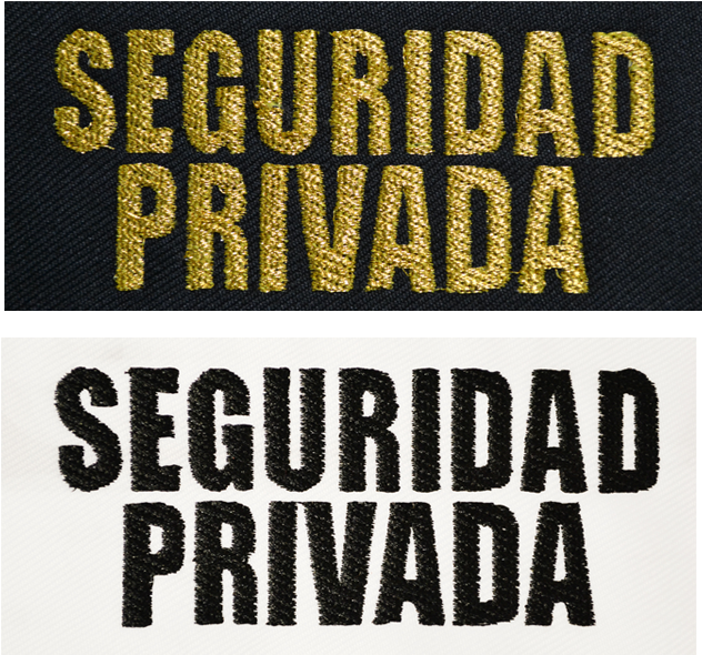 Bordado Seguridad Pr - Seguridad Privada Bordado (900x600), Png Download