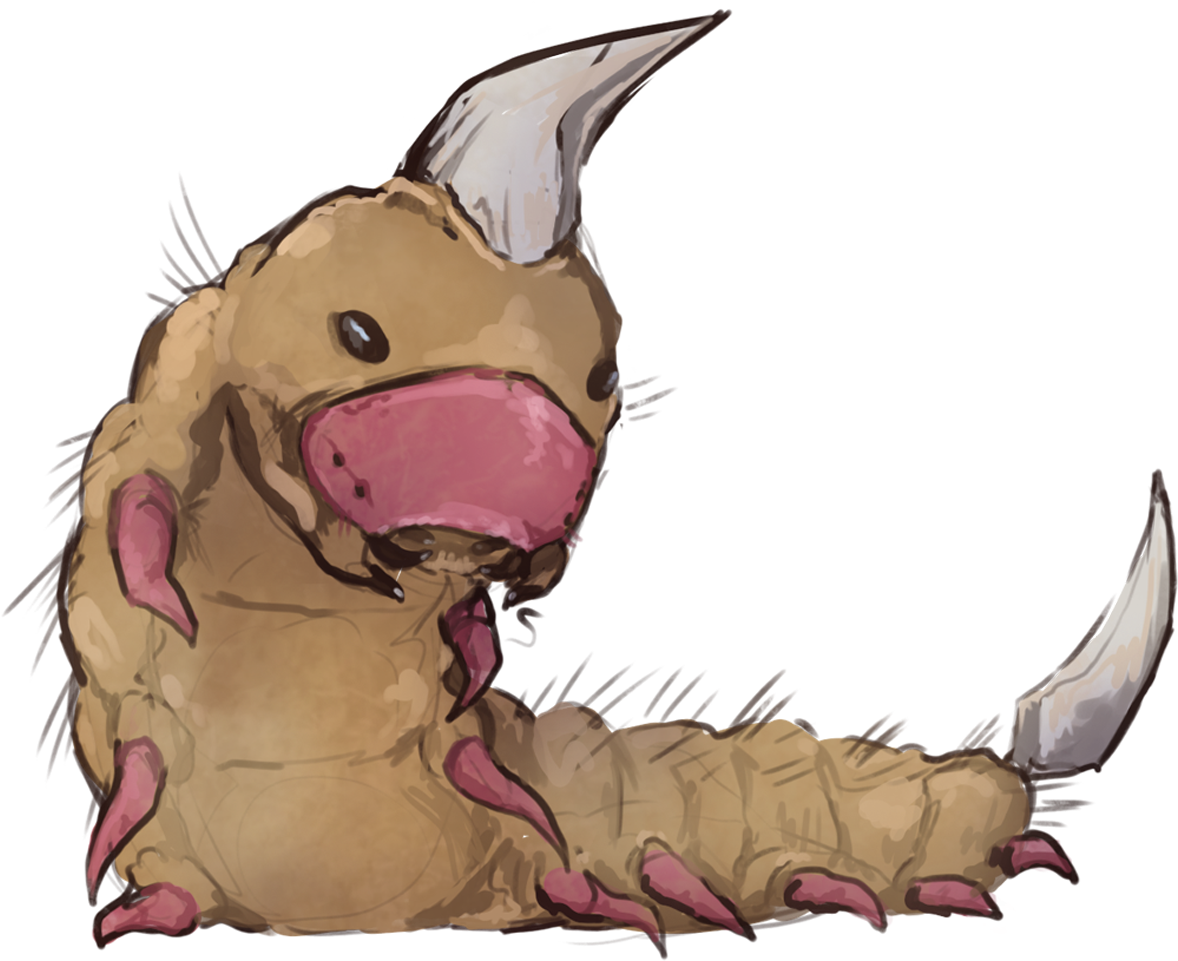 A Target The Weedle Can See Within 30 Feet Must Make - Cartoon (1359x1086), Png Download