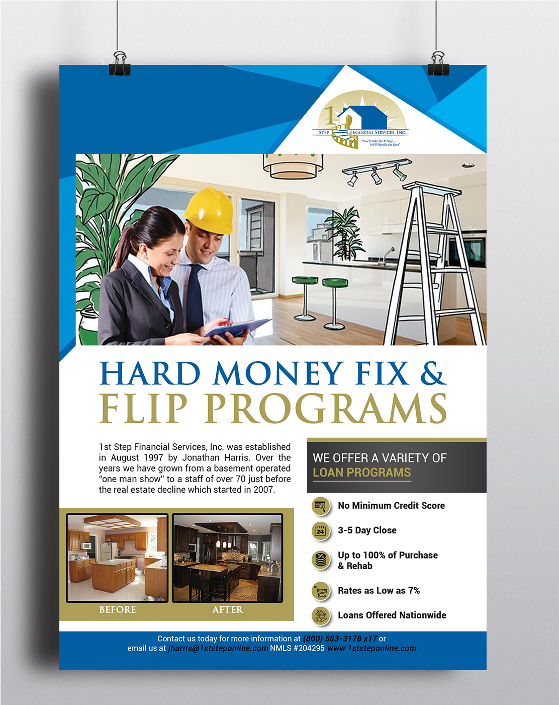 Elegant, Playful, Loan Flyer Design For A Company In - Flyer (1400x1400), Png Download