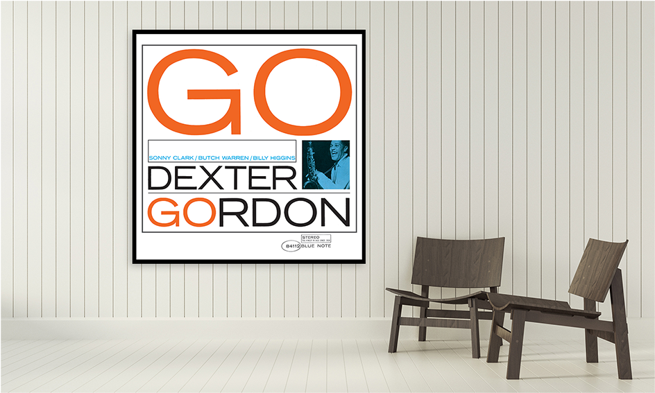 Dexter Gordon Framed Canvas Art - Chair (1000x1000), Png Download