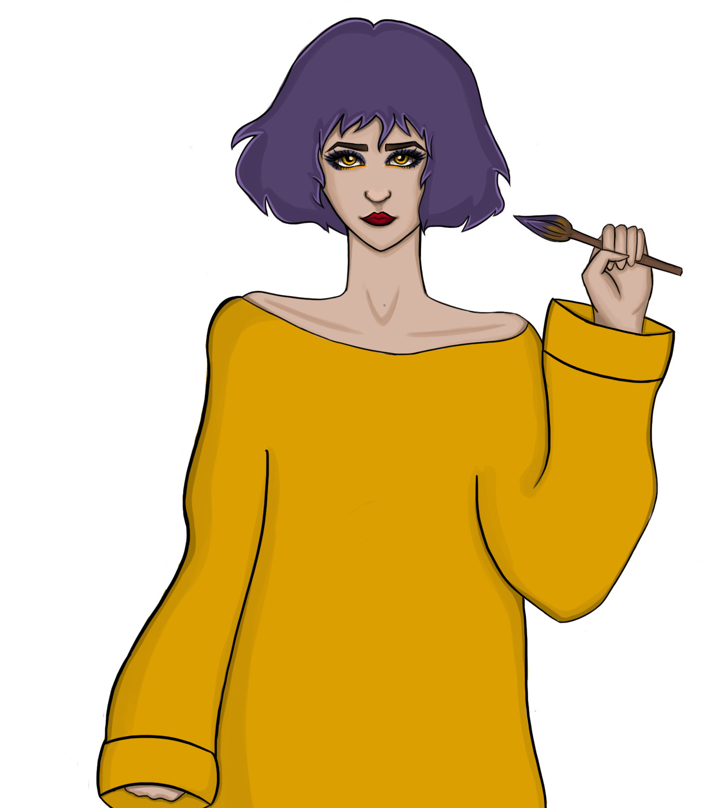 Mega Houndoom - Cartoon (1748x1748), Png Download