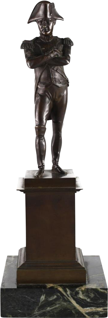 French Bronze Sculpture Of Napoleon Bonaparte As General - Statue (1043x1043), Png Download
