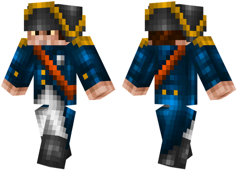 Napoleon - Minecraft Skin Super Mario (804x576), Png Download