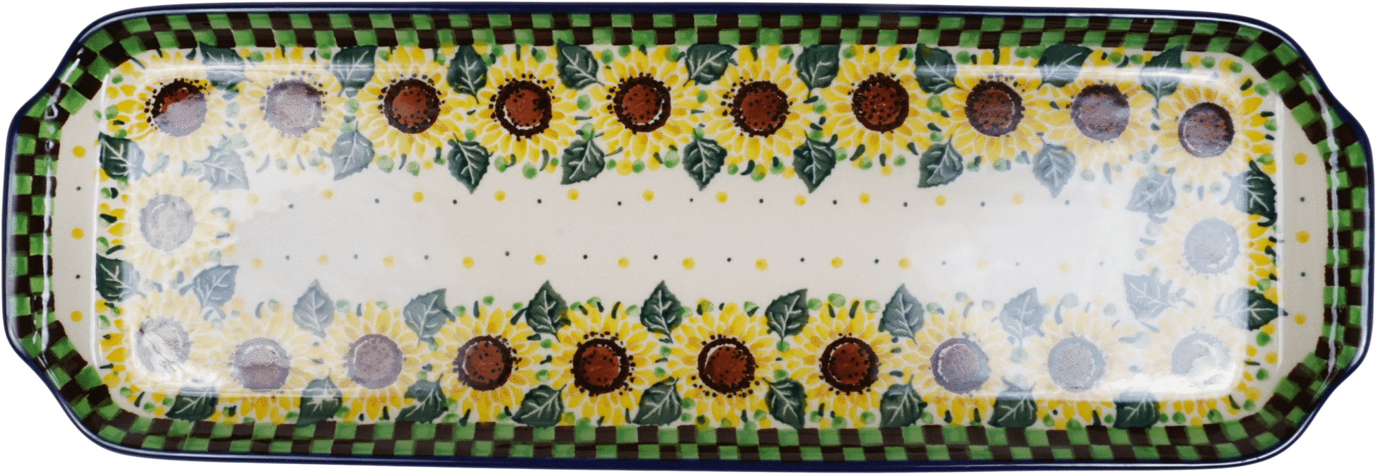 Long Rectangular Tray - Motif (2048x789), Png Download