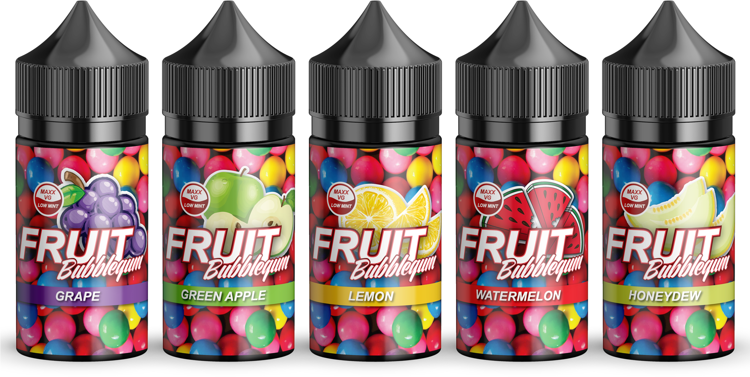 Fruit Bubblegum Series - Ruthless E Liquid 100ml (2400x2400), Png Download