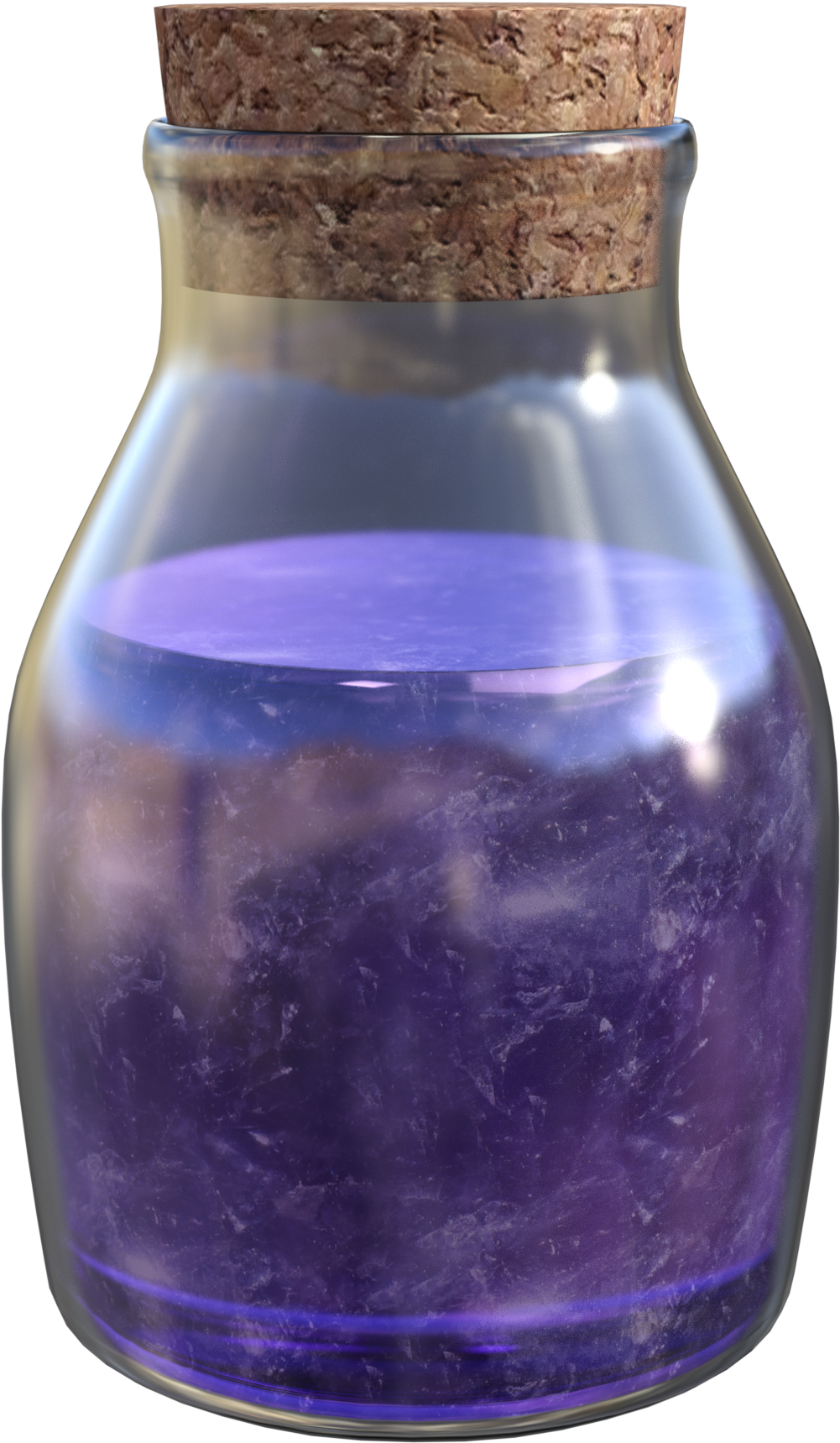 Potion Of Necrotic Resistance - Glass Bottle (2000x2000), Png Download