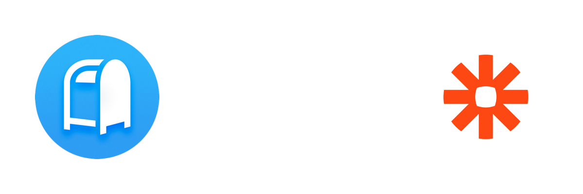 Connect Postbox To Zapier - Circle (1200x400), Png Download