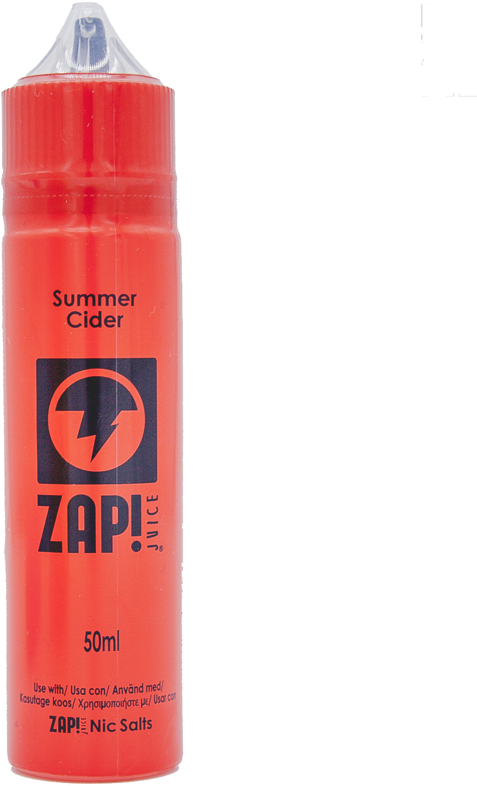 Details About Summer Cider Zap Juice Premium Fruity - Bottle (1600x1600), Png Download