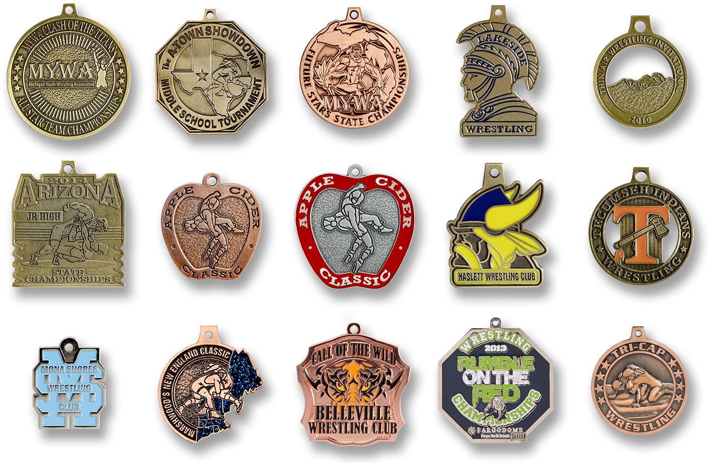 Wrestling Custom Medals Sample Collection - Paw Patrol Cupcakes Printables (1437x937), Png Download