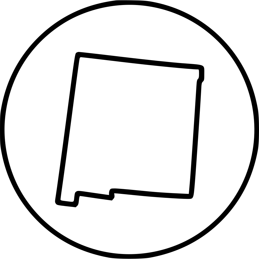 New Mexico Comments - Line Art (980x982), Png Download