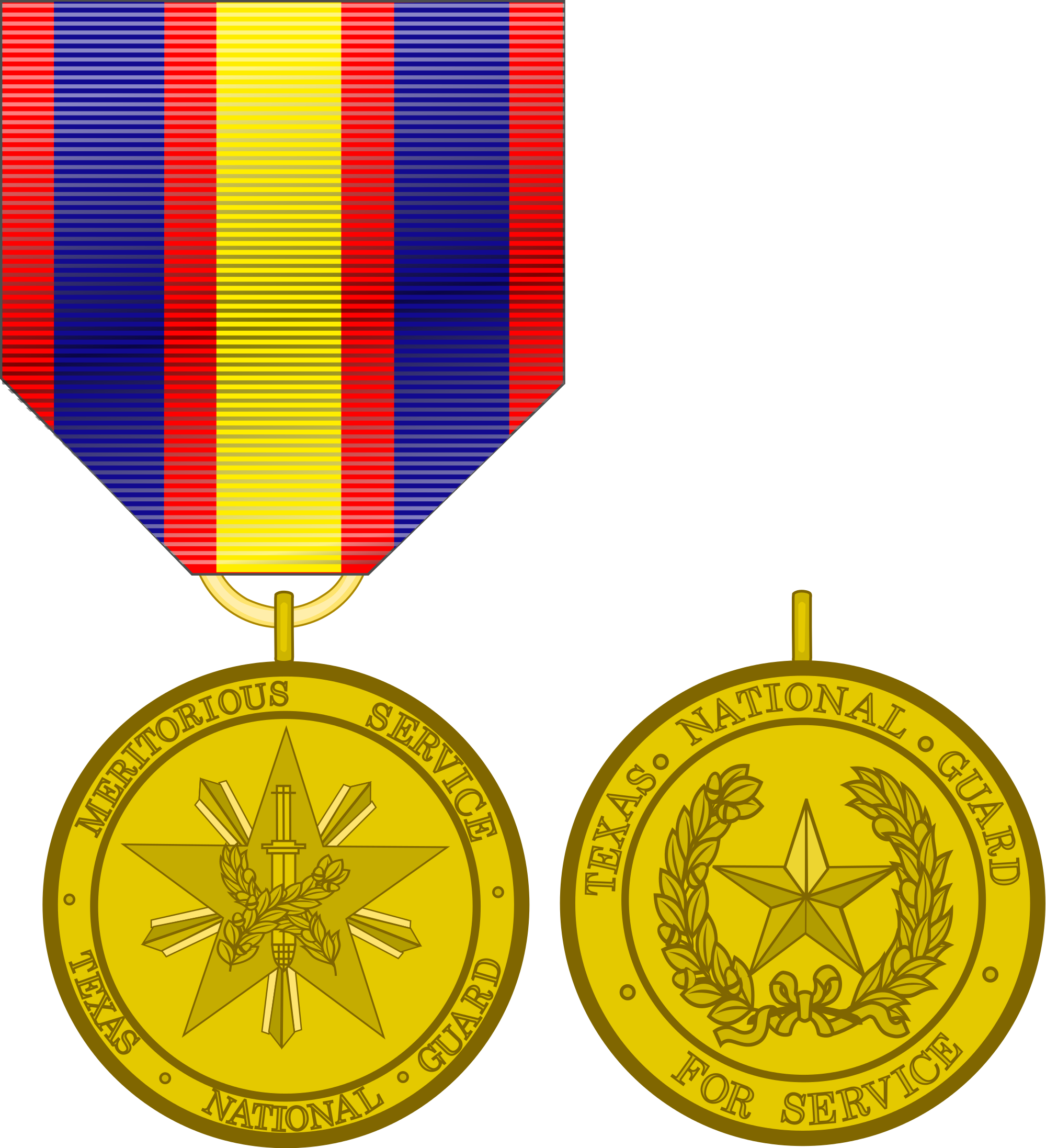 Open - Gold Medal Of Merit (2000x2194), Png Download