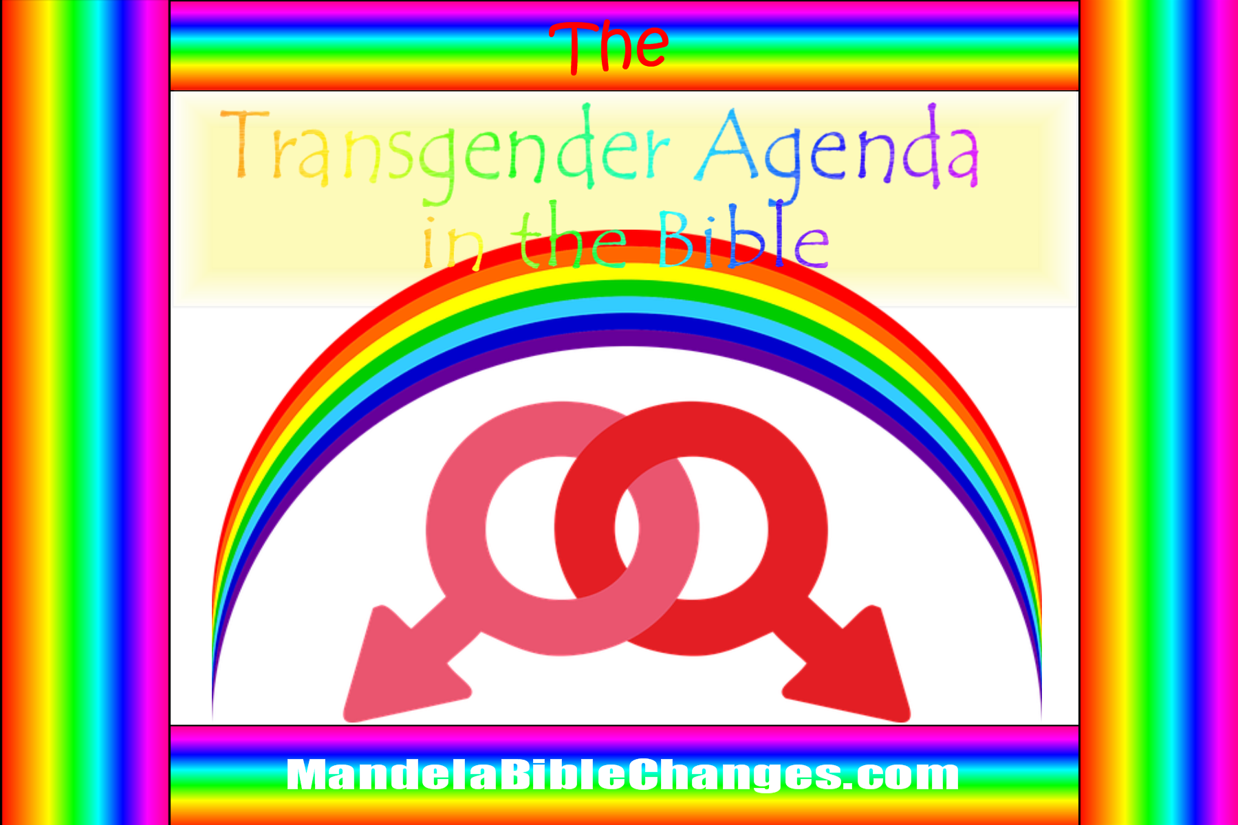 Transgender "mandela Effect" Bible Changes - Homosexuality (1800x1200), Png Download
