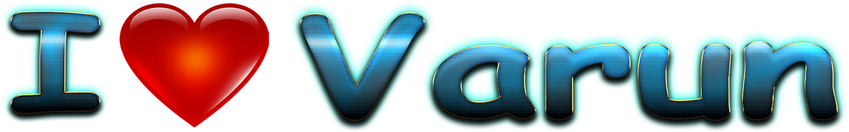 Varun Love Name Heart Design Png - Graphic Design (1769x391), Png Download