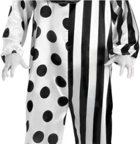 Clown Clipart Killer Clown - Scary Clown Black And White Costume (640x480), Png Download