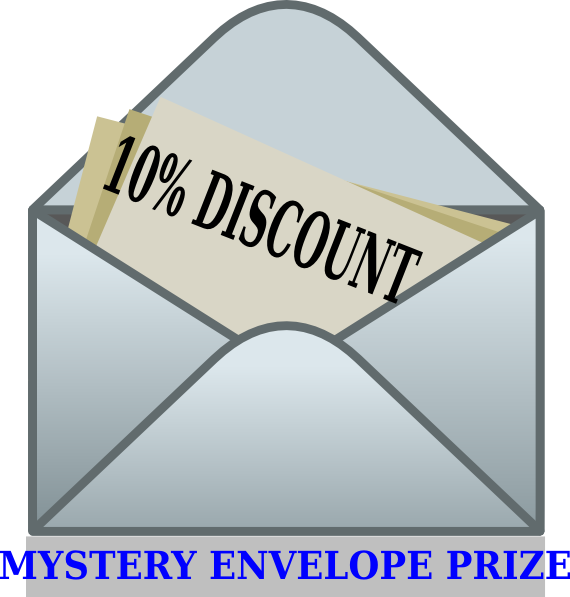 Mystery Clipart Mystery Prize - Open Envelope (570x597), Png Download