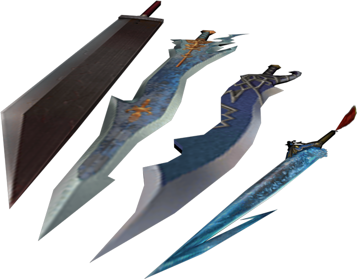 Download Zip Archive - Longsword Runed Ff X (750x650), Png Download