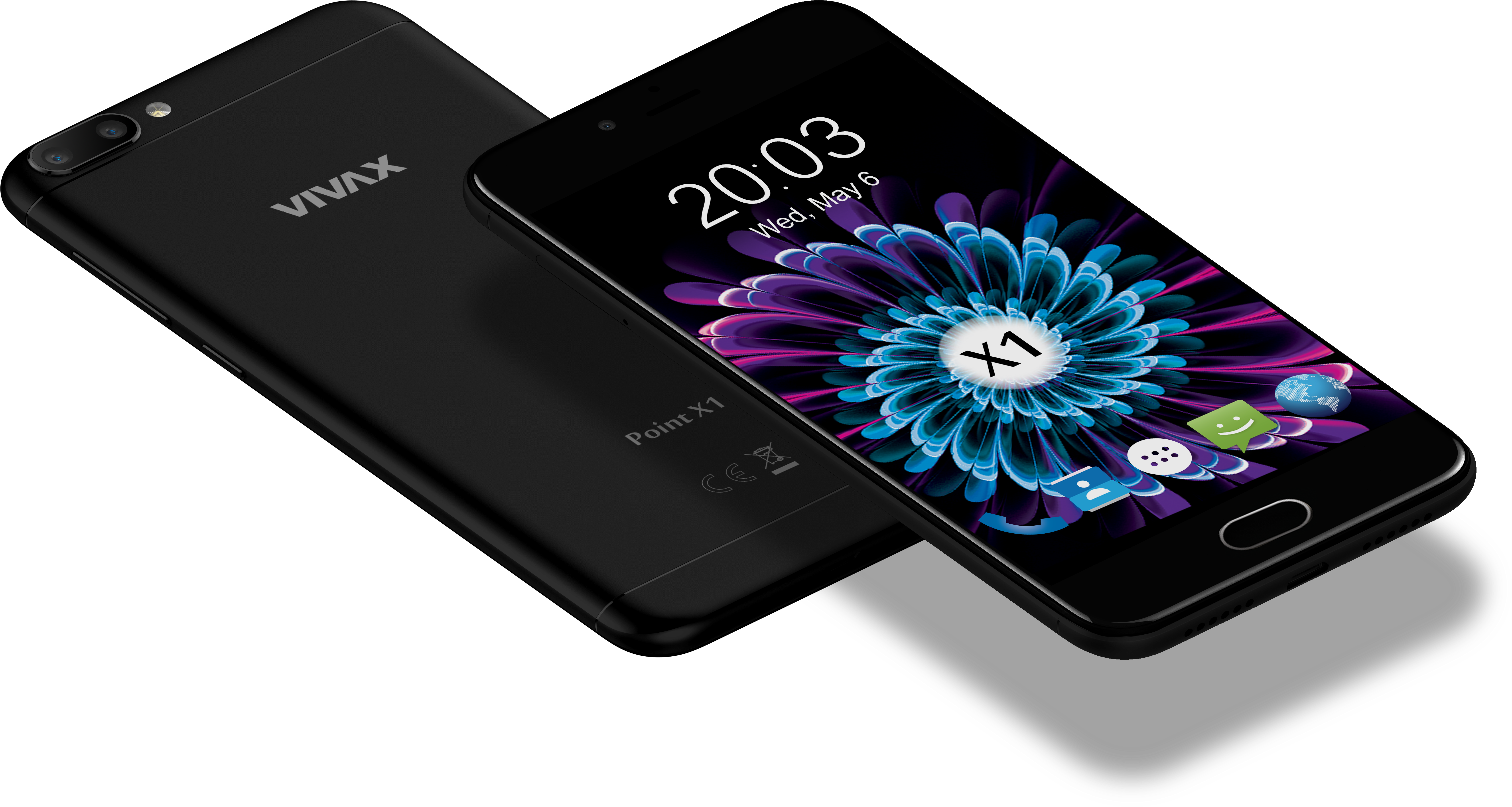 Image 2 Png / 9138,79 Kb - Vivax Smart Point X1 Blue (7000x4730), Png Download