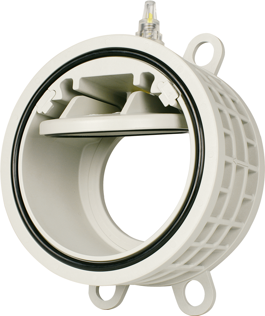 Praher Wafer Type Check Valve K4 Pp, Beige - Absperrklappe K4 (1200x1200), Png Download