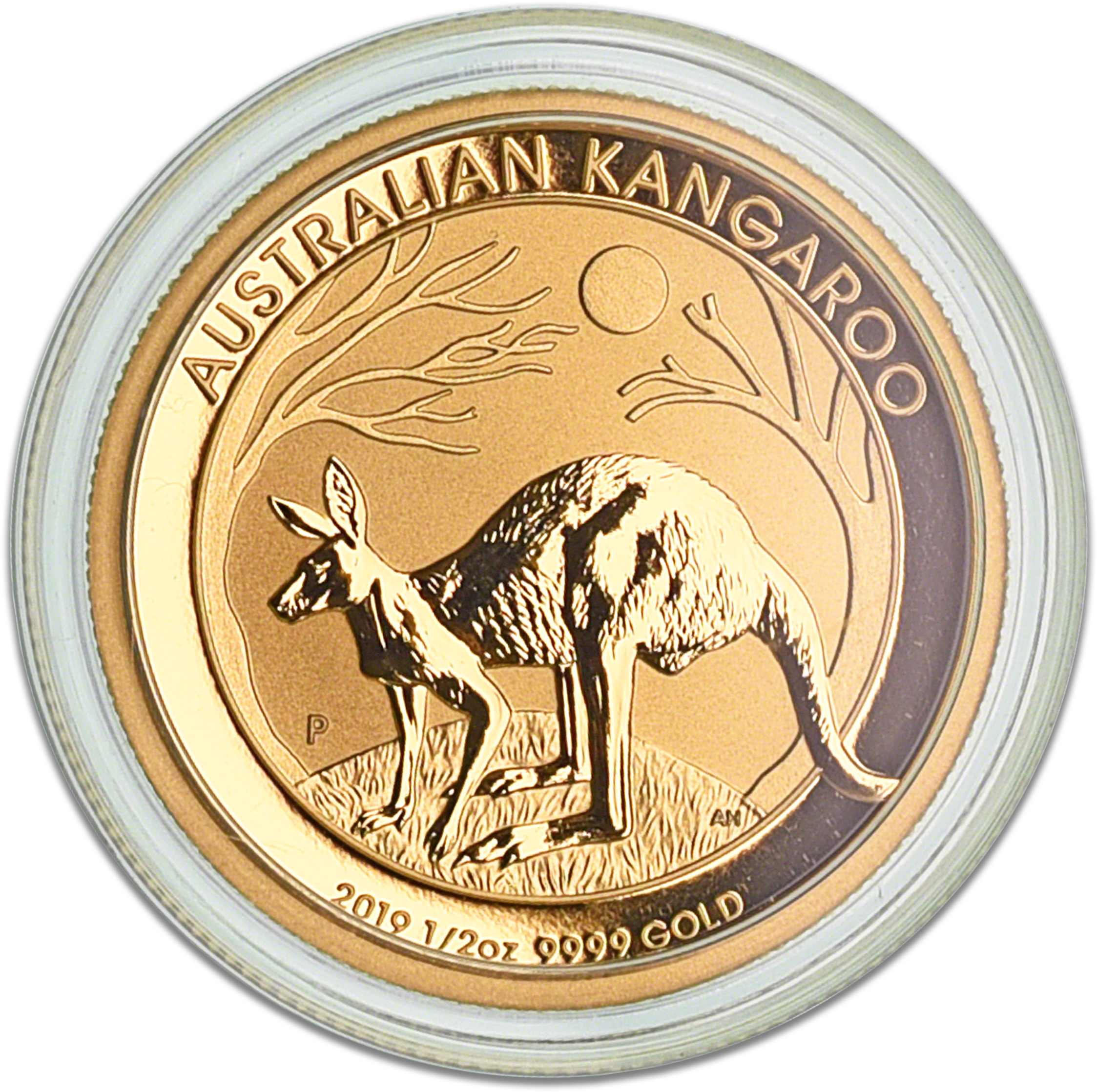 1 4 Oz Gold Kangaroo 19 (2400x2400), Png Download