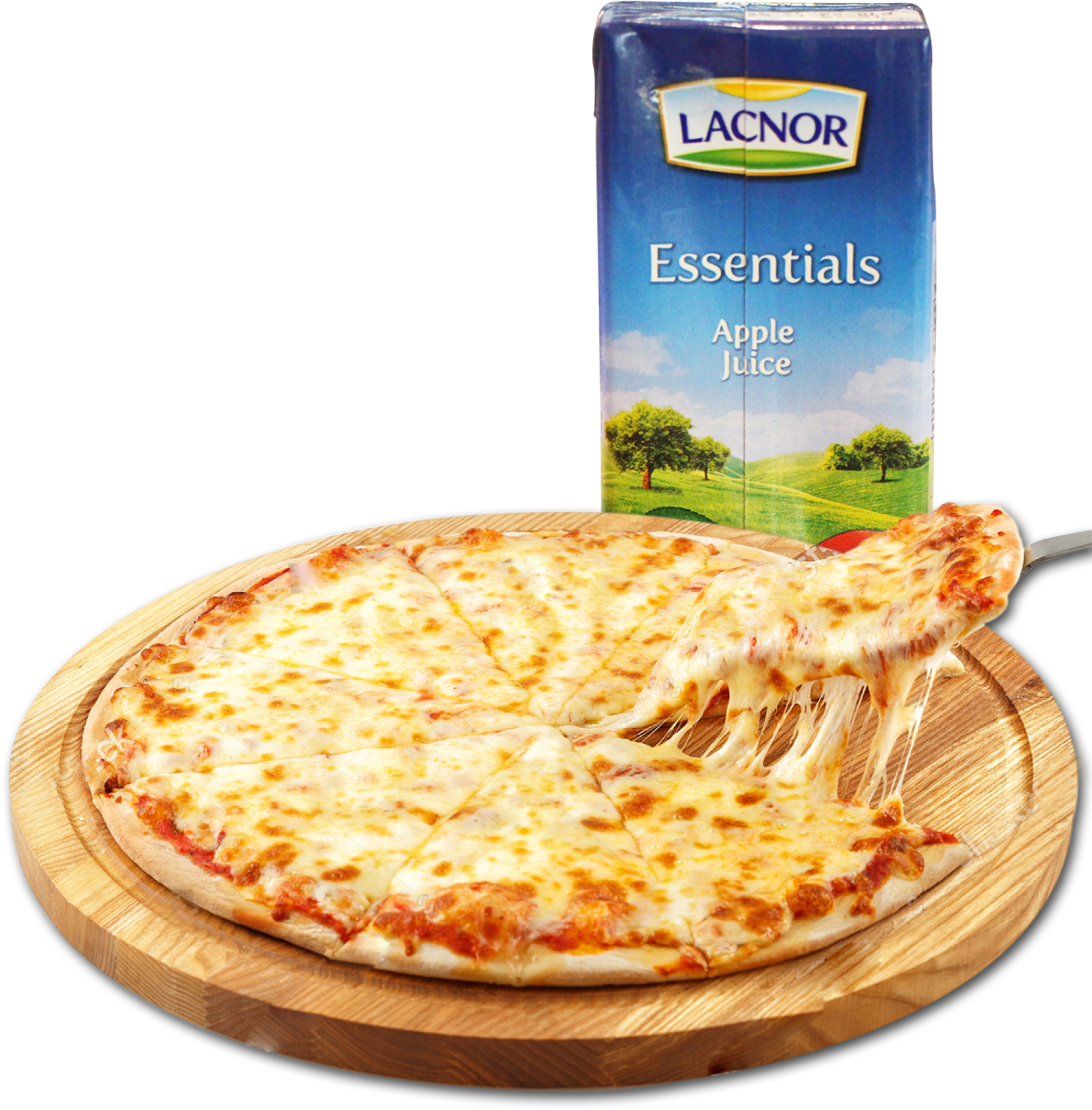 Unnamed - Margarita Pizza White Background (1500x1700), Png Download