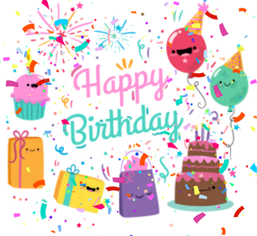 Cute Happy Birthday (1024x939), Png Download