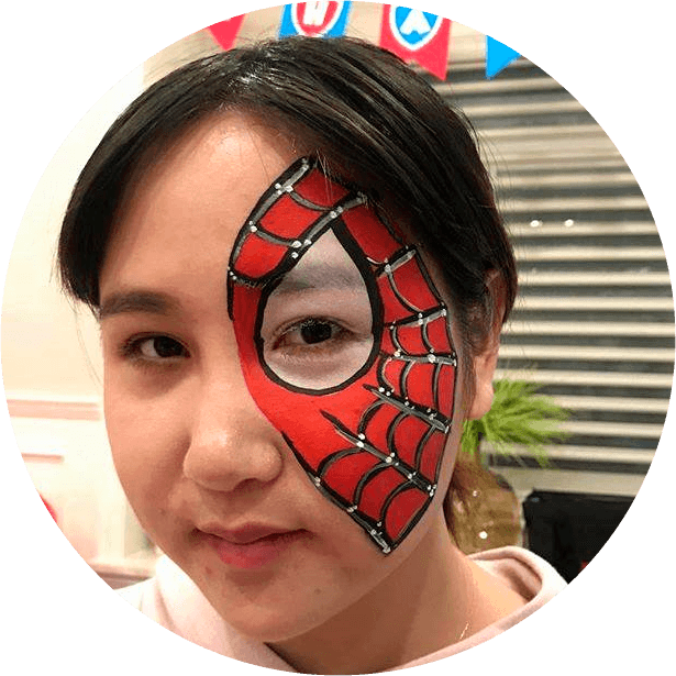 Spiderman Face Painting Services - Goaltender Mask (615x615), Png Download