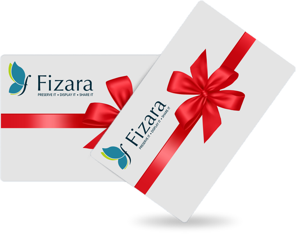 Fizara Wedding Gift Card - Gift Wrapping (1000x791), Png Download