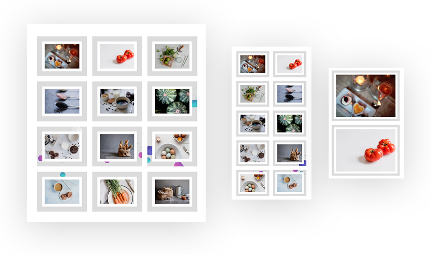 #4 Custom Background Image Behind Each Gallery Item - Picture Frame (880x520), Png Download