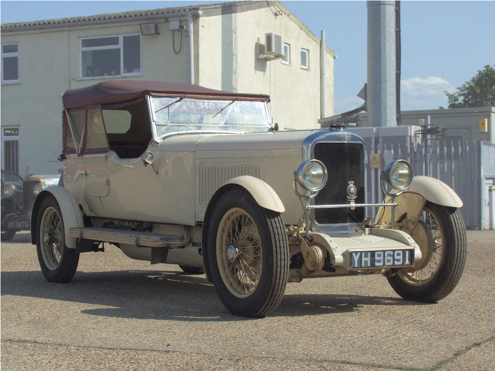 Sunbeam 3 Litre Tourer 1927 4167gf The Goodwood Revival - Antique Car (1855x740), Png Download