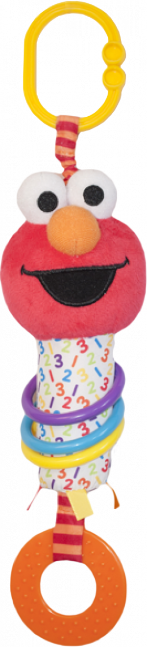 Elmo 13" Activity Teether - Plush (300x1320), Png Download