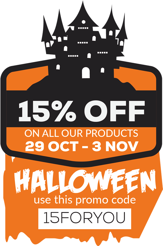 Banner Halloween Promo 2018 Big (600x886), Png Download